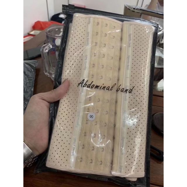 Đai nịt bụng latex 9 xương thông hơi