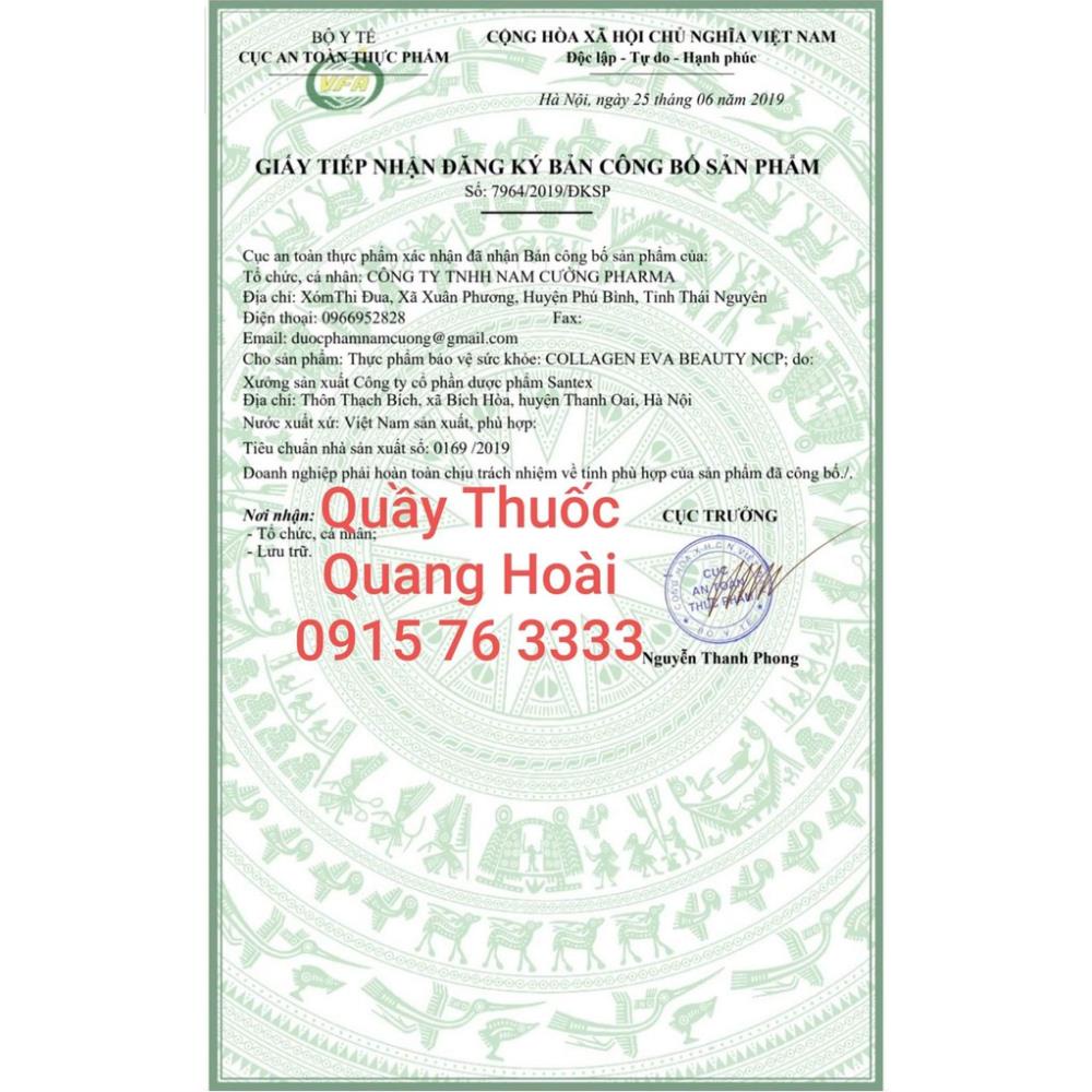 Collagen Eva Beauty NCP tăng nội tiết tố nữ, làm chậm bão hóa và đẹp da