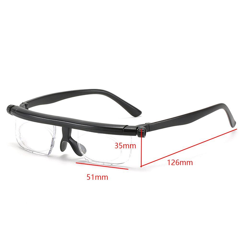 Eutus kính mắt có thể điều chỉnh kính đọc chung kính lúp -3 đến +6 diopters