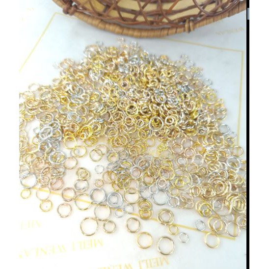 10gam KHOEN NỐI VÒNG KẾT NỐI CÁC PHẦN KHUYÊN TAI, VÒNG, MÓC KHÓA