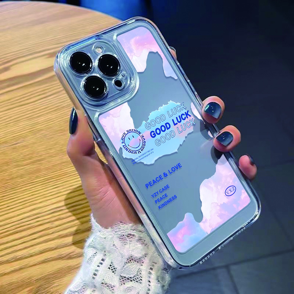 Ốp Điện Thoại Trong Suốt Hình Bùi Nhùi Màu Đen Cho iphone 11 13 7 8 Plus 12 13Pro Max X XS Max 7 8 SE 2020