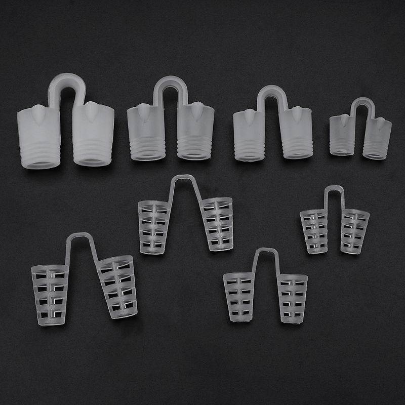 folღ 8pcs/Box Anti Snoring Nose Clip Snore Stopper Device Health Sleeping Aid