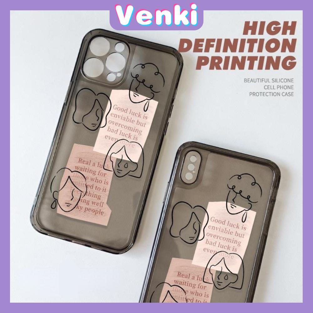 Ốp Điện Thoại Silicon Trong Suốt Viền Vuông Chống Sốc Bảo Vệ Camera Cho iPhone 13 Pro Max 12 Pro Max 11 7 Plus