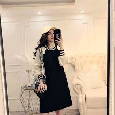 váy hoodie tay bo dài tay chất umi