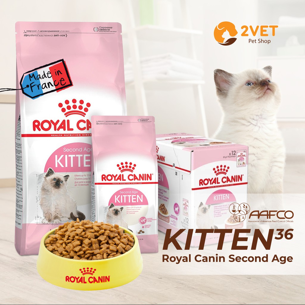 [Đồ Ăn Cho Mèo Nhỏ] Đồ Ăn Khô Cho Mèo Từ 4 - 12 Tháng Tuổi - Royal Canin Kitten 36 - Thức Ăn Nhập Khẩu