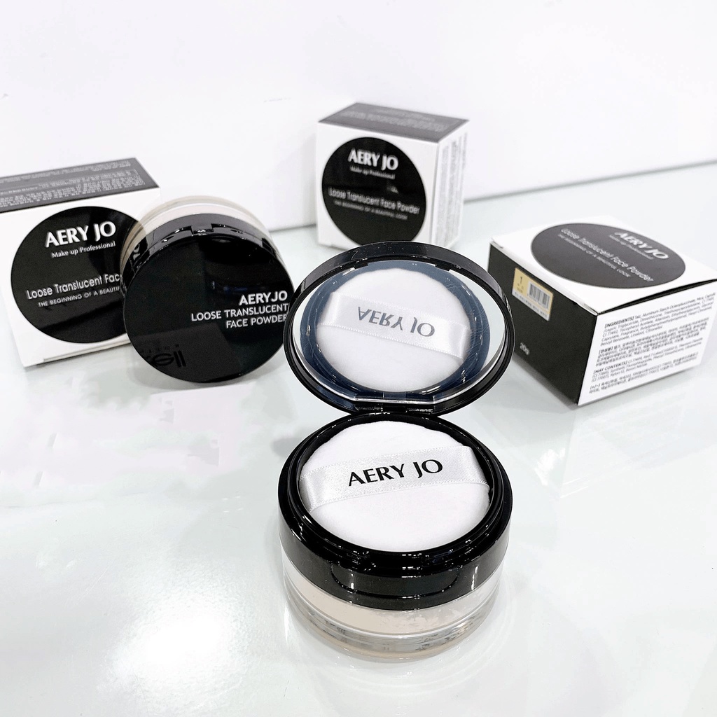 [Chính hãng] Phấn phủ kiềm dầu dạng bột Aery Jo Loose Translucent Face Powder trang điểm siêu mịn, tự nhiên (20gr)