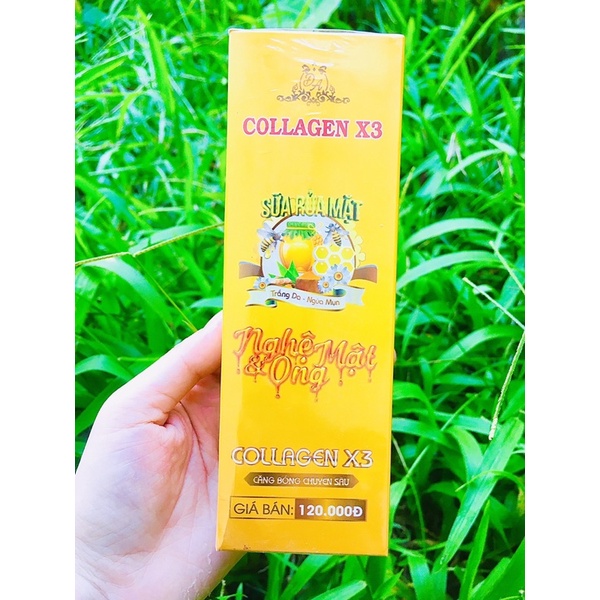 ( Hàng chuẩn ) Sữa rửa mặt colagen X3