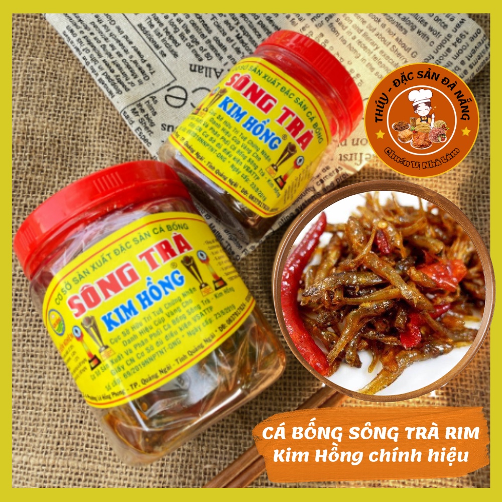 Cá Bống Sông Trà Kim Hồng [ chính hiệu] Rim Tiêu Ăn Liền