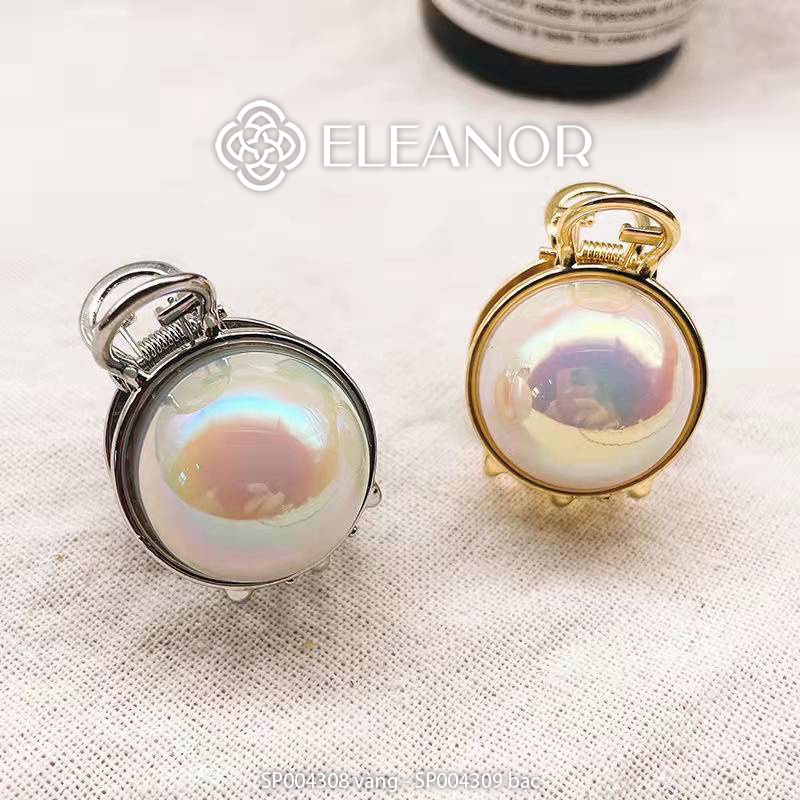 Kẹp tóc nữ mini Eleanor Accessories càng cua hình tròn phụ kiện tóc 4038