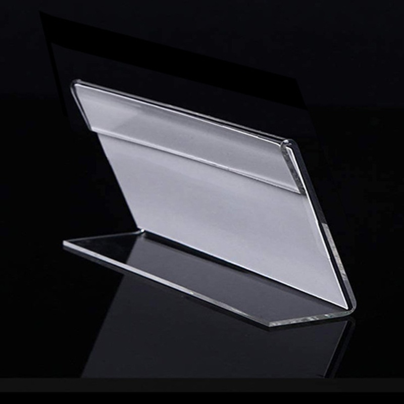 Set 20 Giá Đỡ Sách Bằng Acrylic Trong Suốt Kích Thước 2.75X1.57Inch