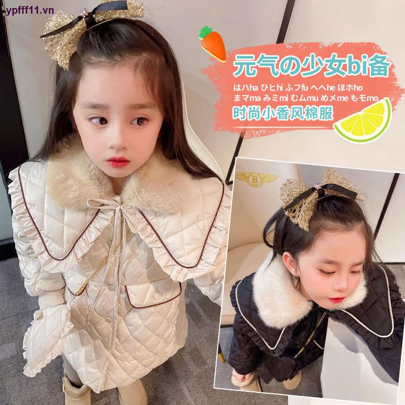 Áo Khoác cotton Dày Phong Cách Hàn Quốc Mới Dành Cho Bé Gái Vào Năm 2021