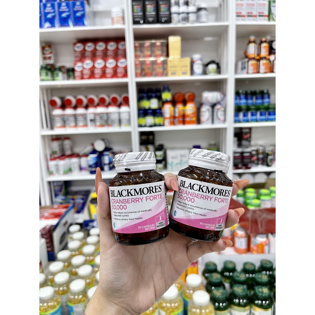 Viên uống nam việt quất Blackmores Cranberry Forte 50000mg  _ NHẬP ÚC ✈️