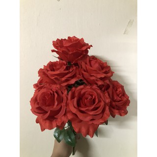 Hoa hồng 9 bông cao cấp gía rẻ -Hoa giả