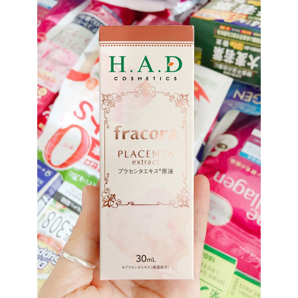 SERUM DƯỠNG DA FRACORA PLACENTA EXTRACT CHAI 30ML