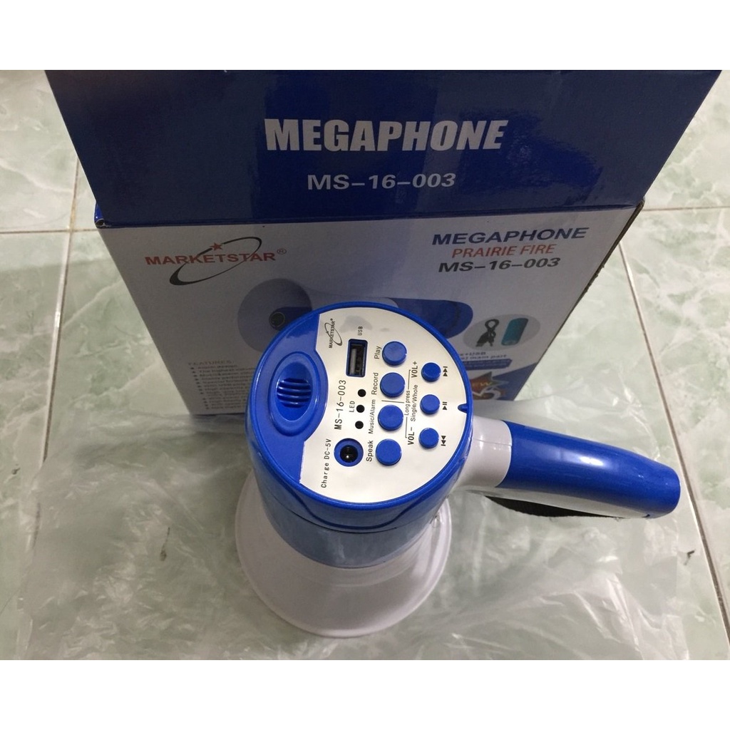 LOA PHÓNG THANH CẦM TAY MEGAPHONE CÓ USB MS-003/004