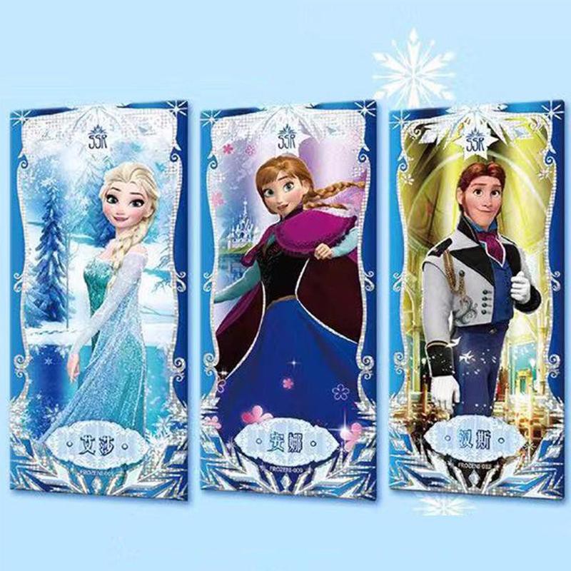 Set 5 cái ảnh thẻ nhân vật phim hoạt hình NỮ HOÀNG BĂNG GIÁ FROZEN anime chibi xinh xắn