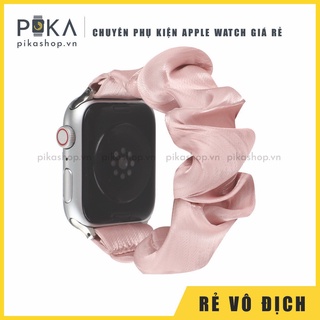 Combo cột tóc + dây đeo vải lụa AW 7/6/5/4/3/2/1 Đủ 38/40/42/44mm