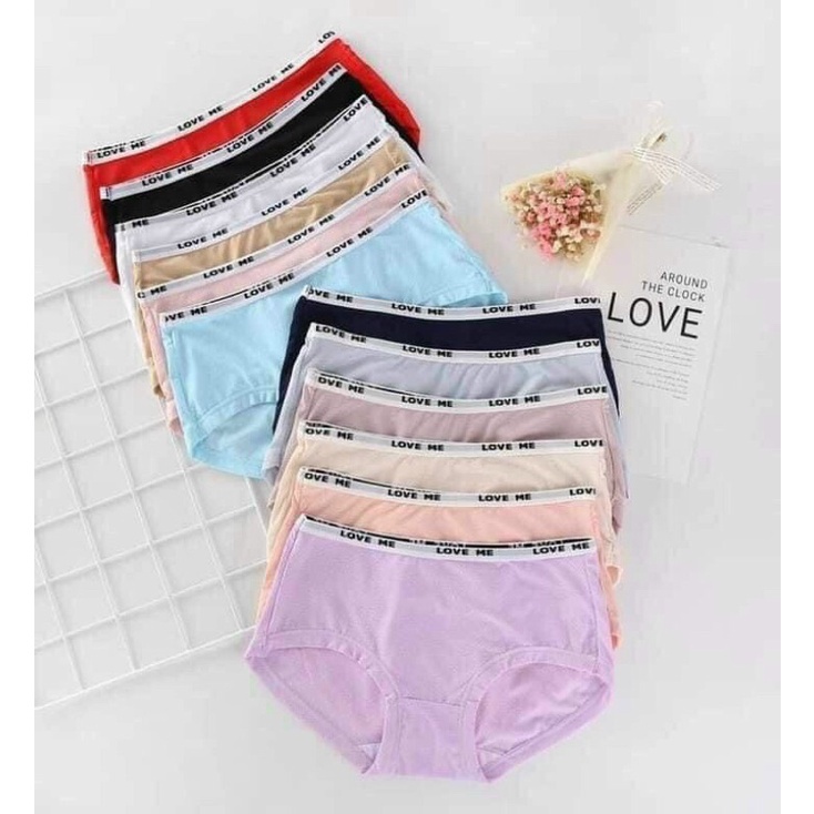 Quần lót thun su thông hơi cạp chữ love me độc đáo 5886