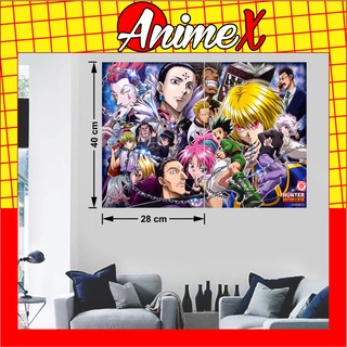 Combo 2 Tấm Tranh Dán Tường Anime Hunter X Hunter - Poster Áp Phích AnimeBy AnimeX