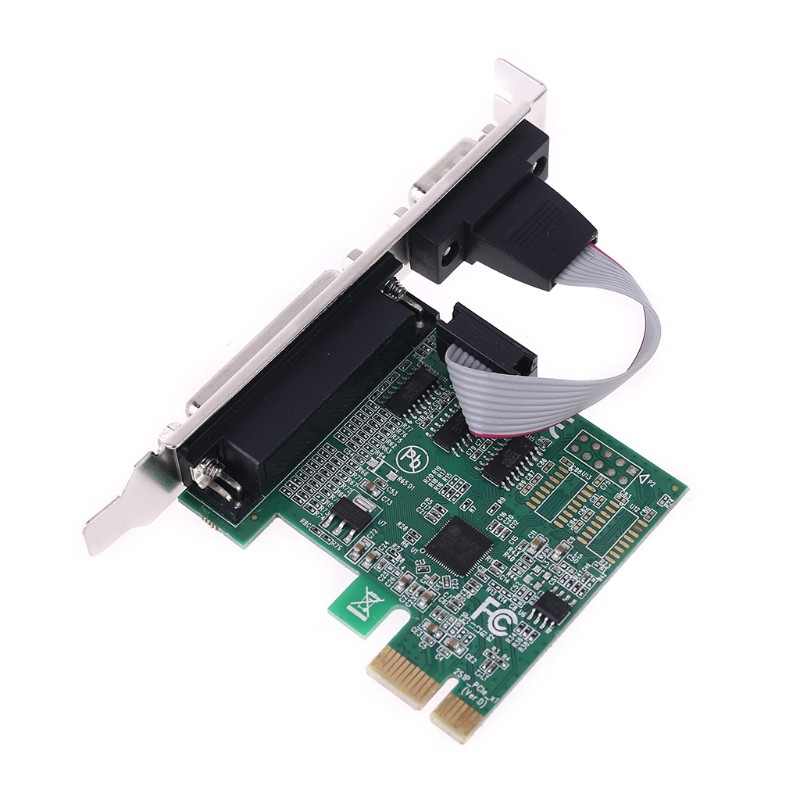 Card Chuyển Đổi Pci-E Express Ax99100 1p1s Rs232 Serial Probe Port Db25 25pin Pcie