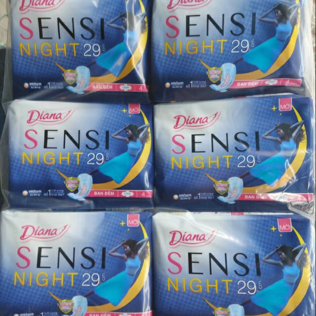 Gói 4 miếng Diana Sensi Night 29cm