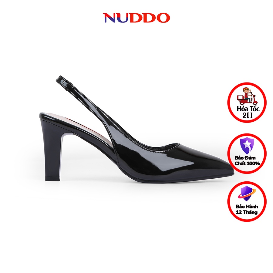 Giày slingback cao gót nữ đẹp mũi nhọn thời trang Nuddo kiểu gót đế nhọn thumbnail