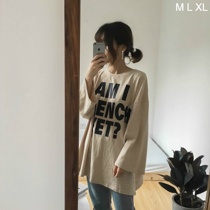 Áo thun dài tay  AM I FRENCH YET?  phông Unisex nam nữ tee oversize form rộng pull Ulzzang Streetwear Hàn Quốc vải mềm