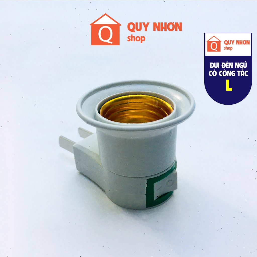 Đui đèn ngủ led có công tắc, đui xoáy e27 sử dụng trực tiếp.