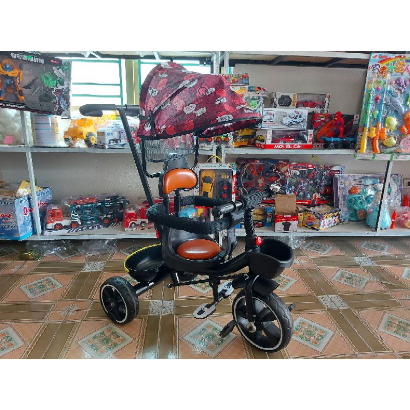 Xe 3 bánh đẩy trẻ em có mái che dòng SYD - 310 Cao Cấp