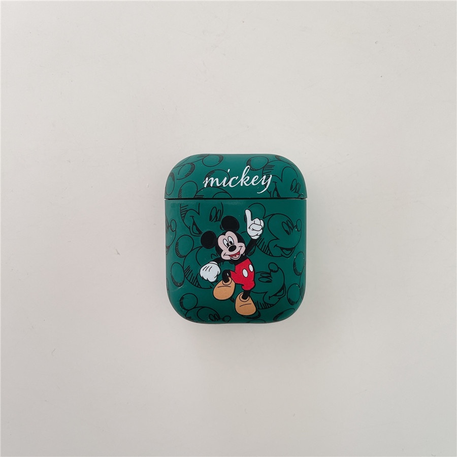 Vỏ Bảo Vệ Hộp Sạc Tai Nghe AirPods Pro2 AirPods Pro AirPods 3 gen3 AirPods 2 Hình Chuột Mickey Mouse & Minnie Mouse Dễ Thương Ốp