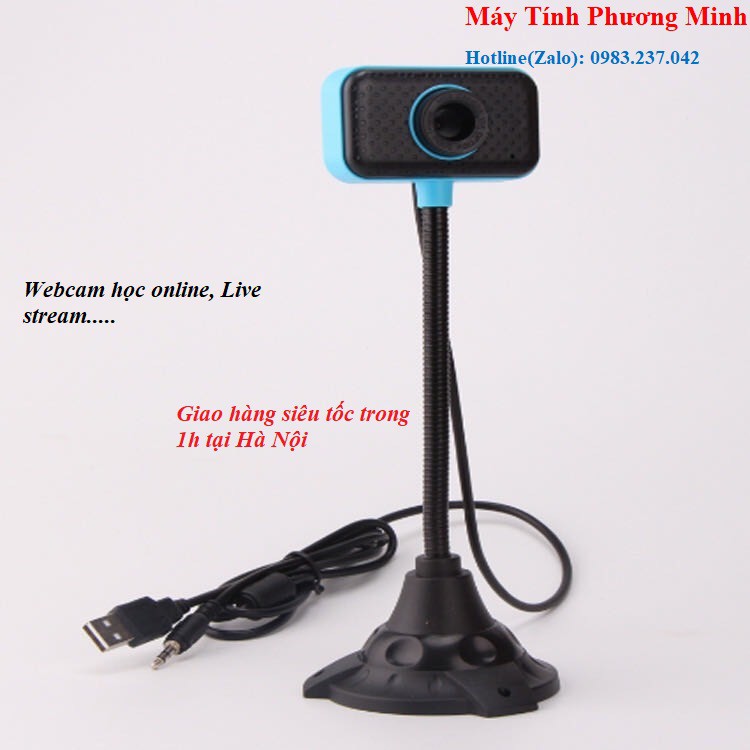 Webcam chân Cao, thấp Có Mic - dùng cho máy tính, học online