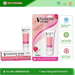 Kem dưỡng môi vaseline opc 10g