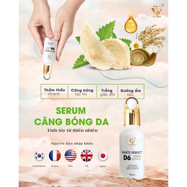 Top White  D6 chống lão hoá - mẫu mới
