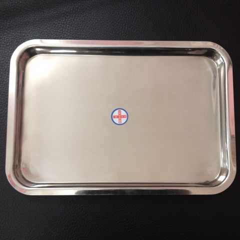 Khay inox y tế hình chữ nhật các size