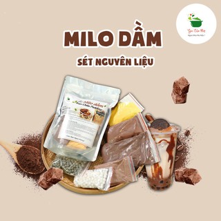 Set Chè Milo Dầm, Ca Cao Dầm Tự Nấu ( SET LỚN 20 -25 Chén) Tặng Kèm Công Thức Và Pudding - GÓC CỦA MẸ
