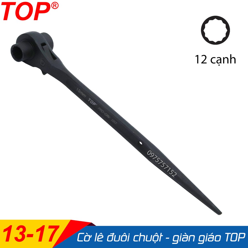 ⚜️FREESHIP⚜️ Cờ lê đuôi chuột 13-17mm, cờ lê giàn giáo tự động TOP thép PRO-CRV cao cấp