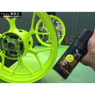 sơn xịt samurai chính hảng màu vàng huỳnh quang. Mã 56**