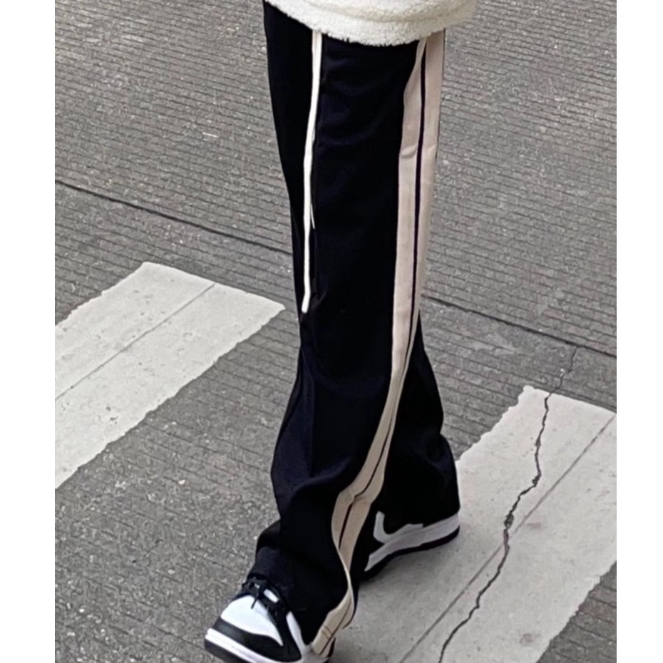 Quần Thể Thao Nữ Dài Ống Rộng Thời Trang Hàn