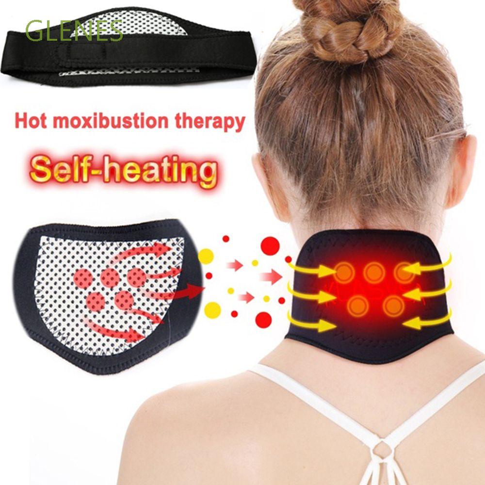 Đai đệm đeo cổ tự sưởi ấm hỗ trợ massage giảm đau bằng hồng ngoại từ tính