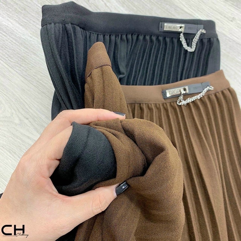 Chân váy hiệu chất đẹp hàng thu đông phong cách