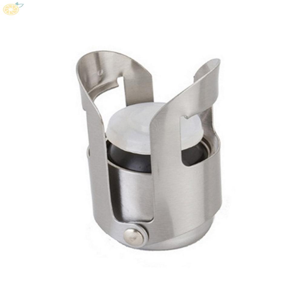 【VARSTR】Sealing Plug Wine Corks Reusable Stainless Steel+Silicone Champagne Stopper