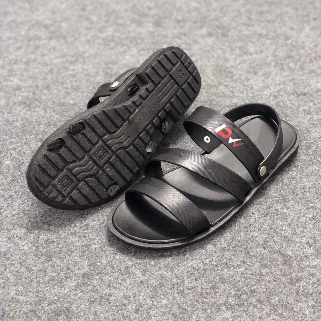 Sandal Cao Su Nam Đi Mưa Phong Cách Có Quai Hậu GV701