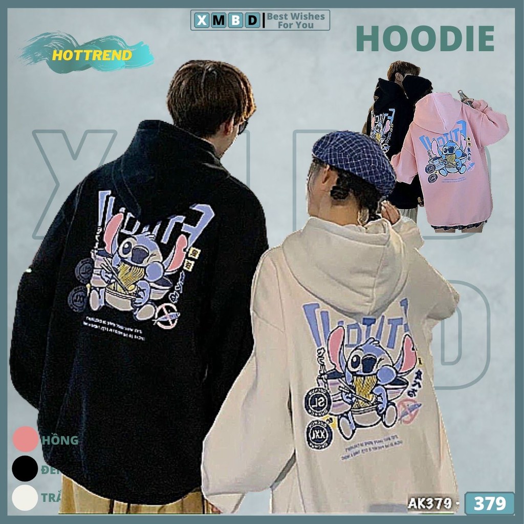 Áo Khoác Hoodie Nam Nữ Nỉ Bông Dày Dặn Form Rộng Unisex Áo Hoodie Nam Sweater Nam Nữ In Hình STICK - AK3379