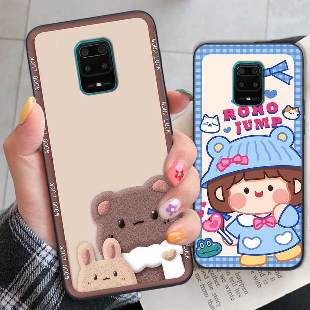Ốp Xiaomi Redmi Note 9 / Note9s / Note 9 Pro bear brick, gấu đáng yêu, dễ thương