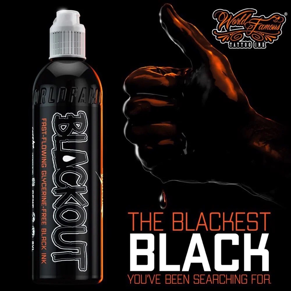Mực Đen Đậm Would Famous Blackout Không Chứa Glycerin