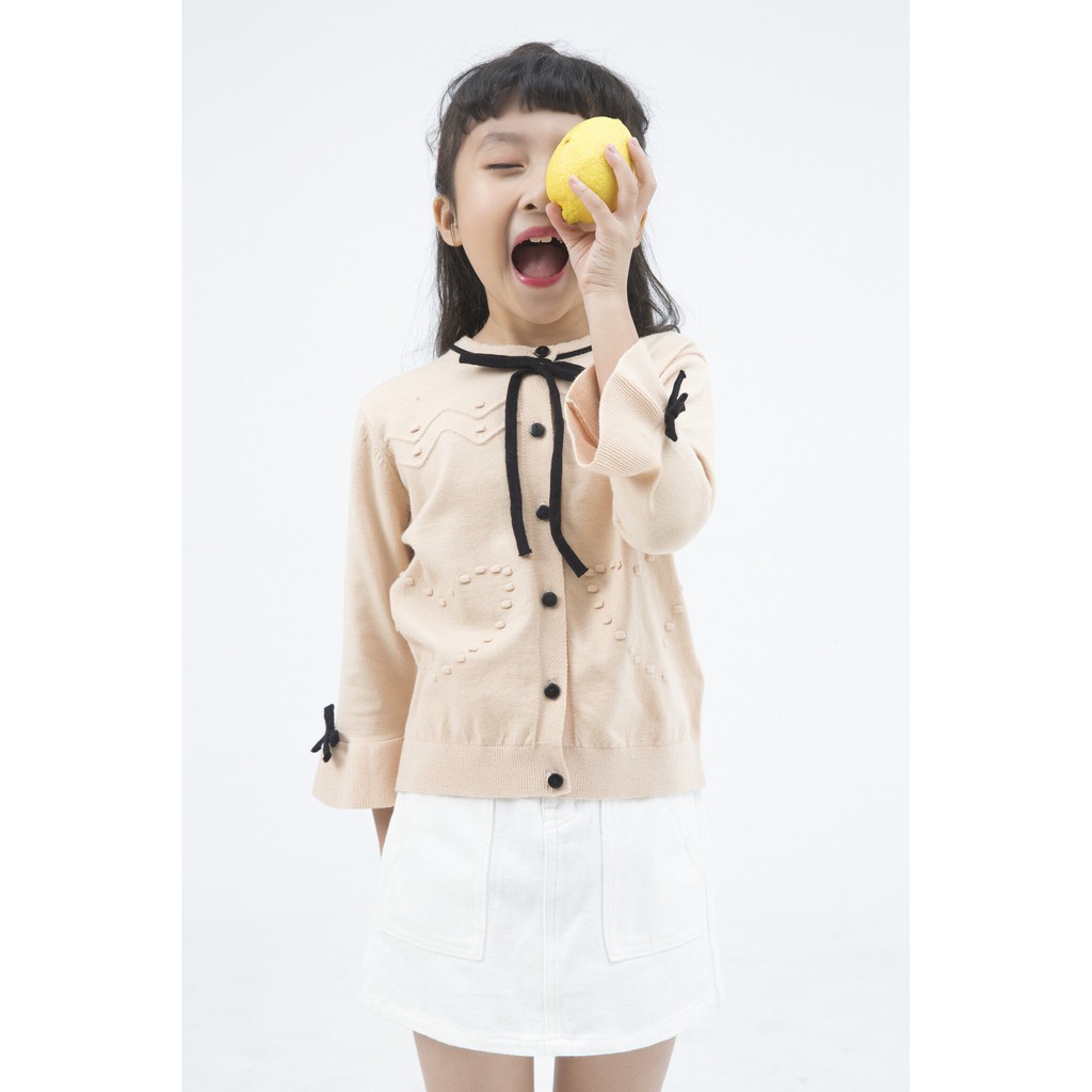 Chân váy bò cạp chun bé gái IVY moda MS 32G0289