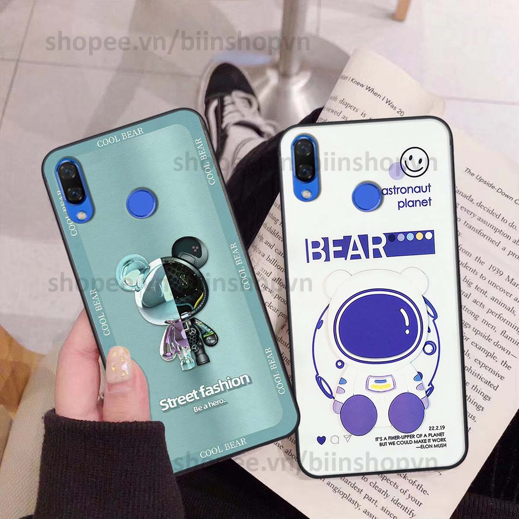 Ốp Huawei Nova 3 / Nova 3i hình gấu bear brick đẹp độc lạ, thời trang, cá tính