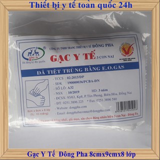 Combo 100 miếng Gạc y tế tiệt trùng Đông Pha