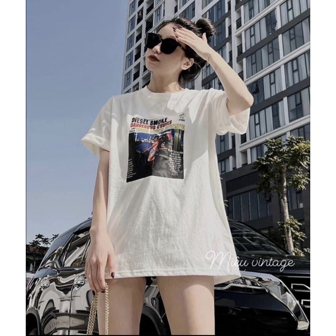 [Hàng sẵn] ÁO PHÔNG QUẢNG CHÂU 3158 IN HÌNH CHỮ DIESEL