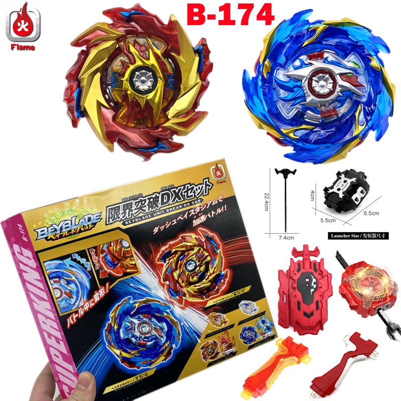 Con quay Beyblade B-174 Burst Superking LIMIT BREAK DX kèm bệ phóng có dây tiện dụng